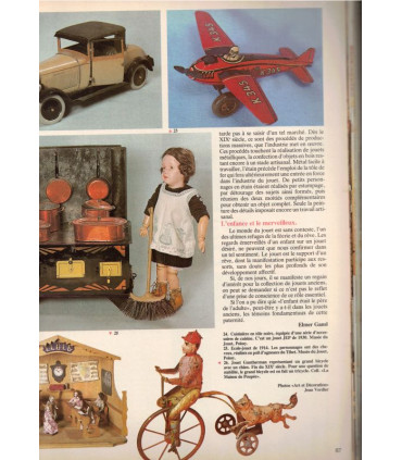 Mobilier lorrain, jouets anciens, papier peint, style anglais - Art et Décoration, revue de la maison, N°231 nov 1981 -