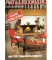 Art et Décoration, revue de la maison, N°218 jan 1980 - cheminées, loggias,