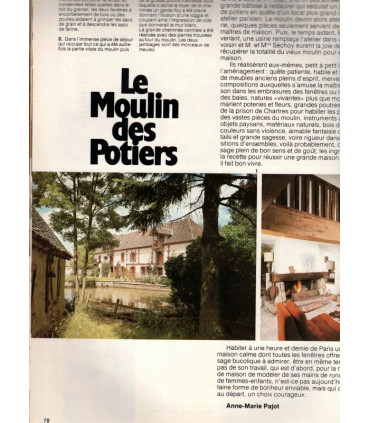 Cheminées, loggias - Art et Décoration, revue de la maison, N°218 jan 1980 -