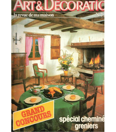 Cheminées, greniers - Art et Décoration, revue de la maison, N°225 jan 1981 -