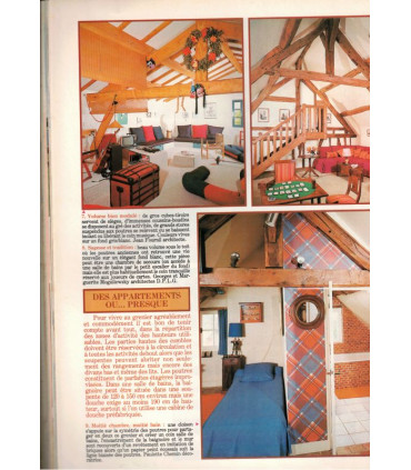 Cheminées, greniers - Art et Décoration, revue de la maison, N°225 jan 1981 -
