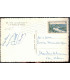 Nice, le jardin Albert Ier et le Théâtre de Verdure, et timbre-poste La Vallée de la Seyne aux Andelys 8F 1954 -carte postale 06