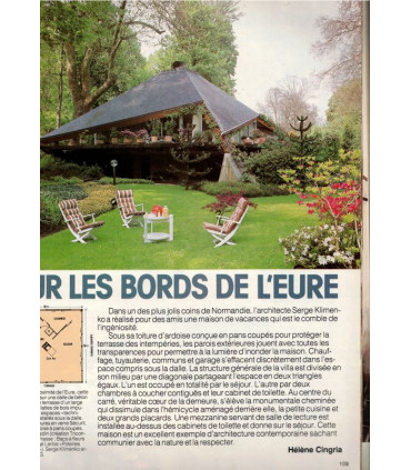 Faïence de Jersey, carrelage à l'ancienne, bars, peintre Dyf, - Art et Décoration, revue de la maison, N°237 nov 1982 -