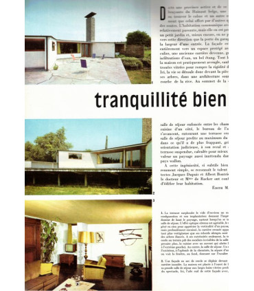 Balcons et terrasses, nouveaux carrelages 1970, architecte Jean Rouzaud, - Art et Décoration, N°150 mai 1970 -