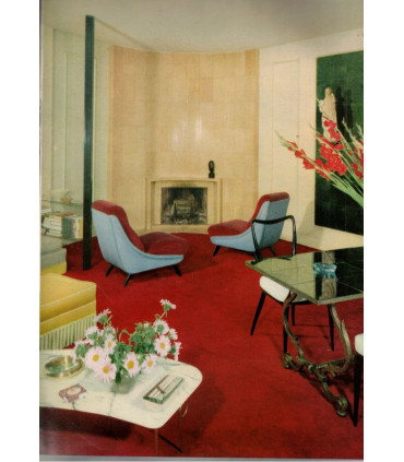 Cheminées, artiste hollandais Van Leyden, architecte danois Eric Sorensen - Art et Décoration, N°106 fév 1964 -