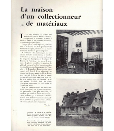 Cheminées, artiste hollandais Van Leyden, architecte danois Eric Sorensen - Art et Décoration, N°106 fév 1964 -