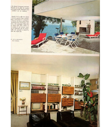 Cheminées design 1960, cheminées rustiques, Hossegor, Banyuls, Méribel-les-Allues, Eze - Art et Décoration, n°155 jan 1971