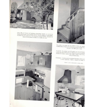 Maisons de vacances, mobilier de jardin, Grimaud, Mareuil-sur-Belle, Mesnil-Ponceau - Art et Décoration, n°102 juil 1963