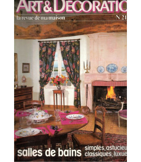 Objets de marins, antiquités marines, mobilier champenois, salles de bains design, - Art et Décoration n°217 nov 1979