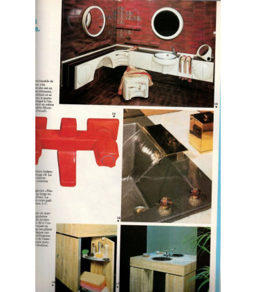 Objets de marins, antiquités marines, mobilier champenois, salles de bains design, - Art et Décoration n°217 nov 1979