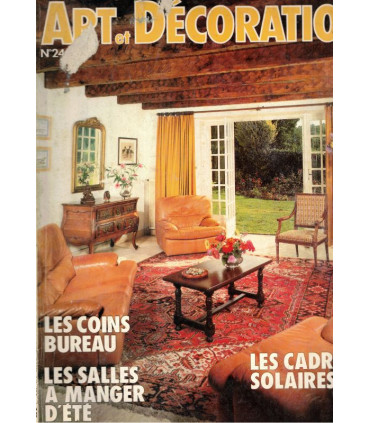 Cadrans solaires, salles à manger d'extérieur, coin bureau - Art et Décoration n°249 juin 1984