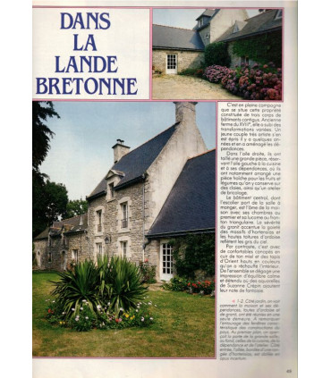 Cadrans solaires, salles à manger d'extérieur, coin bureau - Art et Décoration n°249 juin 1984
