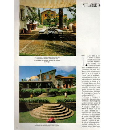 Armoires à vin, cuisines à l'ancienne, mobilier bourguignon, chambres d'enfants, faïence de Creil - Art et Décoration n°296 1990