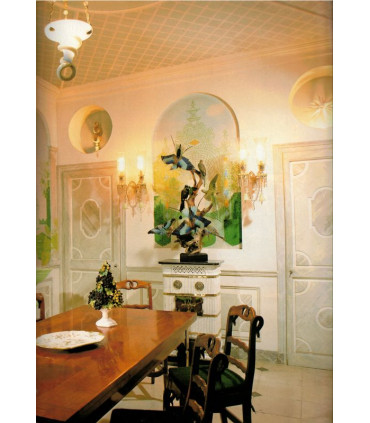 Armoires à vin, cuisines à l'ancienne, mobilier bourguignon, chambres d'enfants, faïence de Creil - Art et Décoration n°296 1990