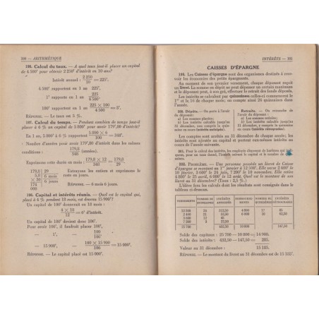 Mathématiques et dessin géométrique 6e, Faucheux, 1945