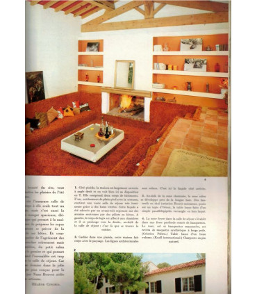 Tabatières, cheminées design 1970, cheminées rustiques, Collioure, Pernes-les-Fontaines, - Art et Décoration, n°169 janvier 1973