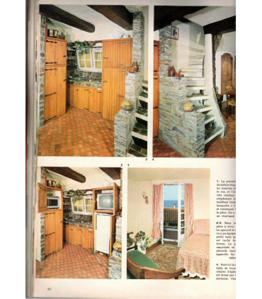 Tabatières, cheminées design 1970, cheminées rustiques, Collioure, Pernes-les-Fontaines, - Art et Décoration, n°169 janvier 1973