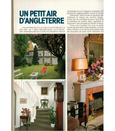 Flacons de parfum, mobilier de jardin, barbecues de jardin, - Art et Décoration n°241 avril 1983