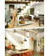 Meubles peints anciens, meubles à éléments 1960, artiste Léopold Gest,  - Art et Décoration n°149 mars 1970