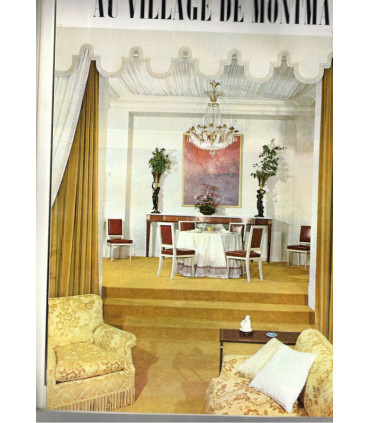 Meubles peints anciens, meubles à éléments 1960, artiste Léopold Gest,  - Art et Décoration n°149 mars 1970