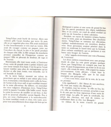 Prisonnière des Mongols, Evelyne Brisou-Pellen, 1992 -, Mongolie, aventures jeunesse, Cascade,