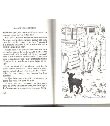 Amadou le bouquillon, Charles Vildrac, 1996 -, boucs, histoire d'animaux, collection Bibliothèque Rouge et Or, jeunesse
