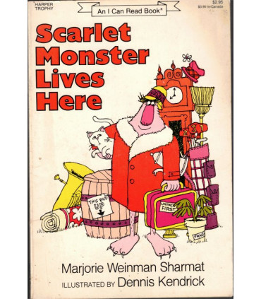 Scarlet Monster lives here, Marjorie Weinman Sharmat, Dennis Kendrick, 1986 -, premières lectures,  children, english
