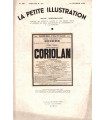 Coriolan, Shakespeare, Comédie-Française, acteurs Léon Bernard, Georges le Roy - La Petite Illustration Théâtre n°341 1934