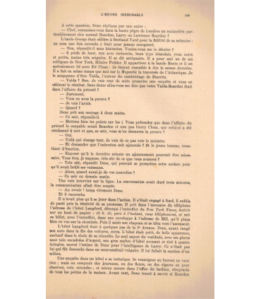L'heure inexorable, T1 et T4, Valentin Williams -, roman populaire, La Petite Illustration Roman N°394 7 août 1937