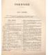 Fabienne, pièce de Claude Socorri, acteurs Alice Dufrêne, Eddy Ghilain, Chamarat   - La Petite Illustration Théâtre n°463 1939