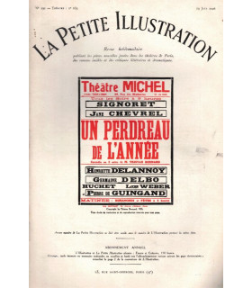 Un perdreau de l'année, Tristan Bernard, acteurs Signoret, Jane Chevrel, - Petite Illustration Théâtre n°165 1926