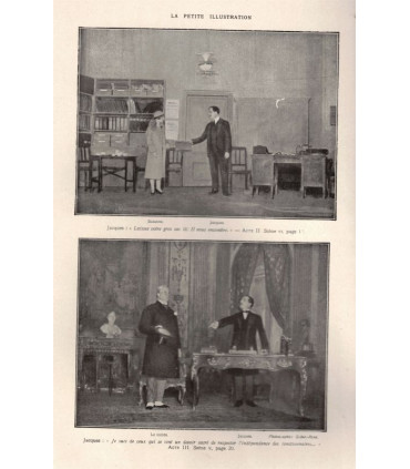 Les nouveaux messieurs, comédie Robert de Flers, acteurs Gaby Morlay, Victor Boucher - La Petite Illustration Théâtre n°163 1926