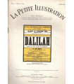 Dalilah, pièce de Paul Demasy, acteurs Jean Hervé, Charpin, Véra Korêne  - La Petite Illustration Théâtre n°161 1926