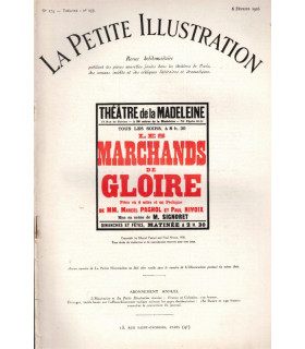 Les marchands de gloire, de Marcel Pagnol, Paul Nivoix, acteurs Pierre Renoir Suzy Prim - Petite Illustration Théâtre n°157 1926