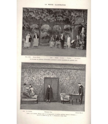 Le rosaire, André Bisson, Florence Barclay, acteurs Andrée Mégard, Jean Yonnel - La Petite Illustration Théâtre n°156 1926