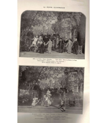 Le marchand de lunettes, Georges Delaquys, acteurs Dorléac, Andrée Pascal, Valbret - La Petite Illustration Théâtre n°187 1927