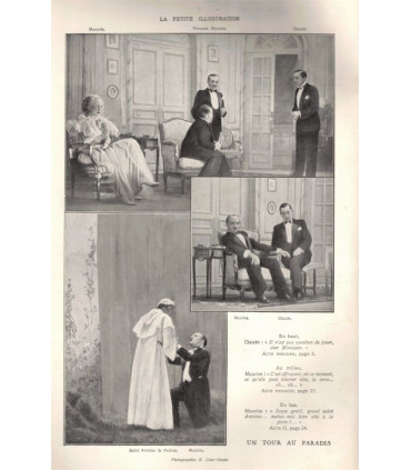 Sacha Guitry, Un tour de paradis, Le Renard et la grenouille, acteur Jean Périer - La Petite Illustration Théâtre N°364 1935