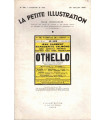 Othello, Shakespeare, Jean Sarment, acteurs Marguerite Valmond, Gauthier-Sylla - La Petite Illustration Théâtre N°442 1938