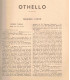 Othello, Shakespeare, Jean Sarment, acteurs Marguerite Valmond, Gauthier-Sylla - La Petite Illustration Théâtre N°442 1938