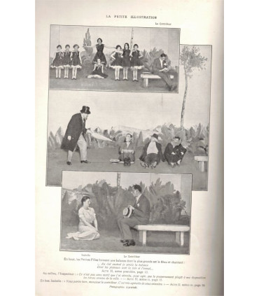 Intermezzo, Jean Giraudoux, acteurs Louis Jouvet, Valentine Tessier, Odette Joyeux  - La Petite Illustration Théâtre N°321 1933