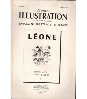 Léone T1, Yves Gandon  -, roman populaire,  France Illustration N°112 1952