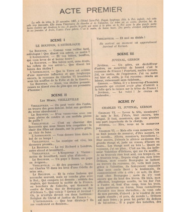Le Roi de l'ombre, Jean Loisy, acteurs Marcel Cuvelier, R. Bartoli - France Illustration N°137 1953