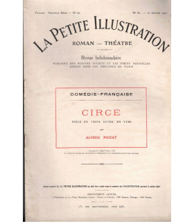 Circé, pièce de Alfred Poizat, Comédie-Française, acteur Albert Lambert  - La Petite Illustration Théâtre N°60 1922