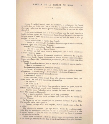 Camille ou le reflet de Rome T3, Marion Gilbert - roman populaire, La Petite Illustration Roman N°247 1931
