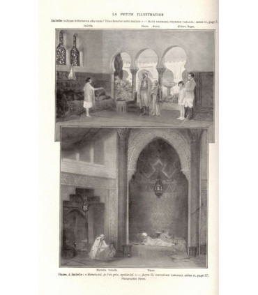 Dans l'ombre du harem, Lucien Besnard, acteurs Sylvie, Maurice Escande, - La Petite Illustration Théâtre N°185 1927