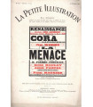 La menace, Pierre Frondaie, acteurs Cora Laparcerie, Jean Worms, Georges Mauloy, - La Petite Illustration Théâtre N°153 1925