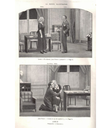Amis, Pierre-Alain Dorly - Le fait du prince, Georges Toudouze - La Petite Illustration Théâtre N°377 1935