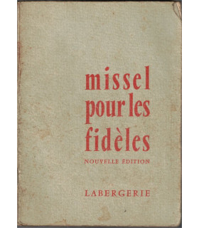 Missel pour les fidèles, Labergerie, 1965 - missel, liturgie de l'Eucharistie