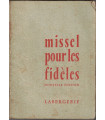 Missel pour les fidèles, Labergerie, 1965 - missel, liturgie de l'Eucharistie