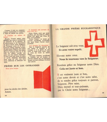 Missel pour les fidèles, Labergerie, 1965 - missel, liturgie de l'Eucharistie